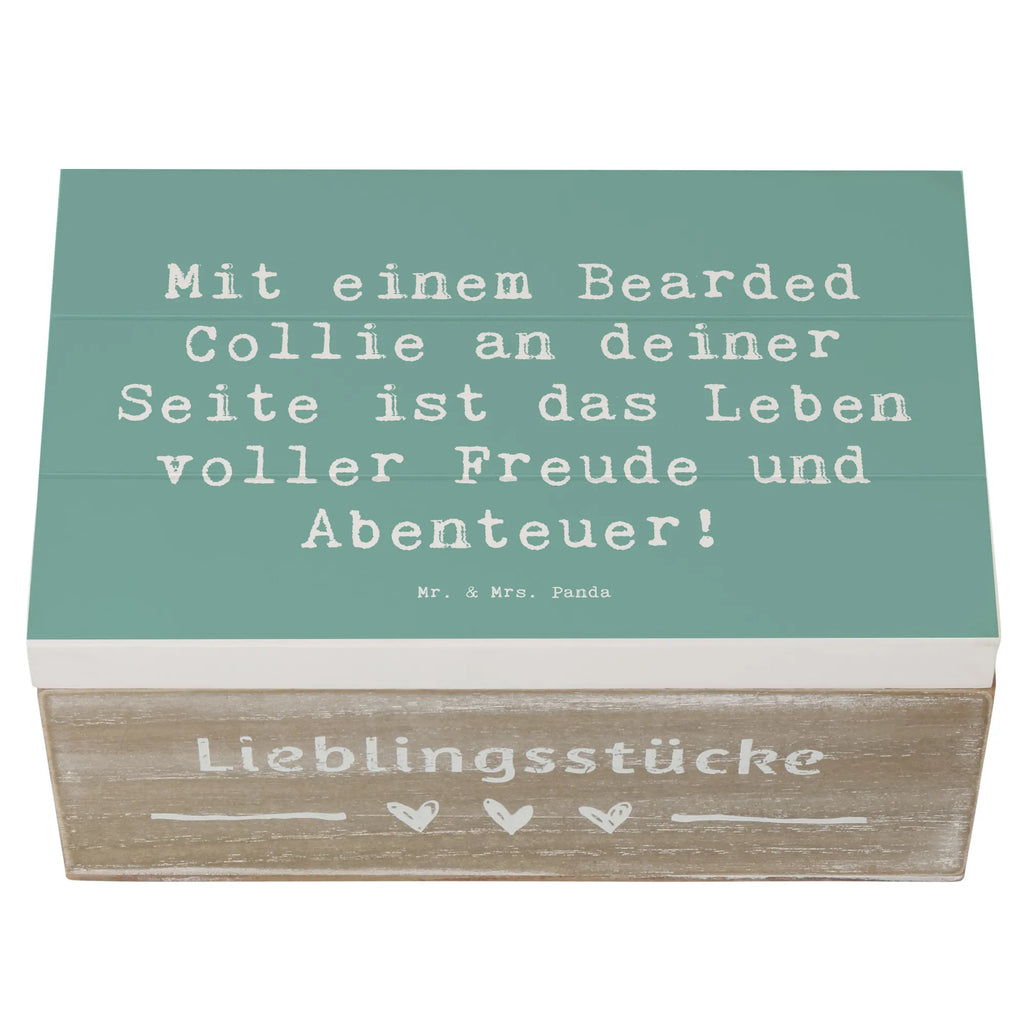 Holzkiste Spruch Bearded Collie Freund Holzkiste, Kiste, Schatzkiste, Truhe, Schatulle, XXL, Erinnerungsbox, Erinnerungskiste, Dekokiste, Aufbewahrungsbox, Geschenkbox, Geschenkdose, Hund, Hunderasse, Rassehund, Hundebesitzer, Geschenk, Tierfreund, Schenken, Welpe