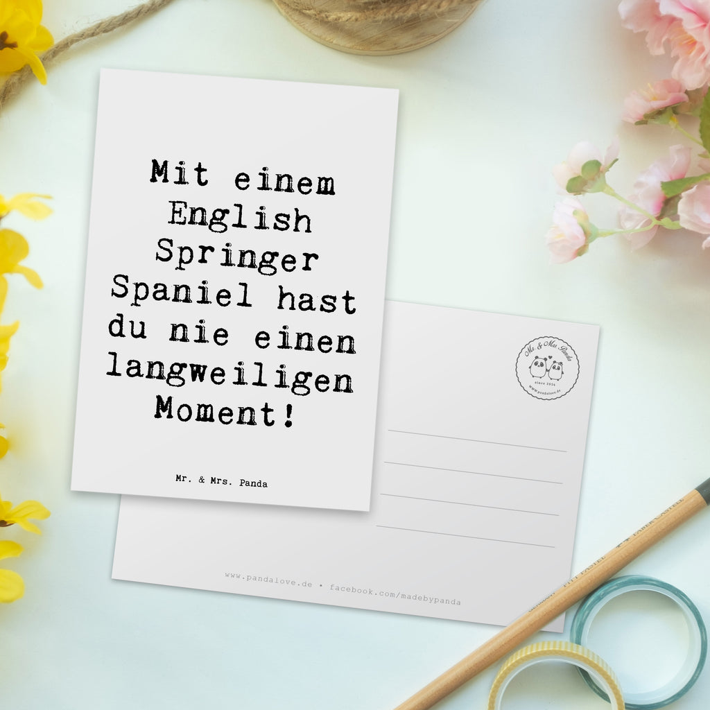 Postkarte Spruch English Springer Spaniel Spaß Postkarte, Karte, Geschenkkarte, Grußkarte, Einladung, Ansichtskarte, Geburtstagskarte, Einladungskarte, Dankeskarte, Ansichtskarten, Einladung Geburtstag, Einladungskarten Geburtstag, Hund, Hunderasse, Rassehund, Hundebesitzer, Geschenk, Tierfreund, Schenken, Welpe