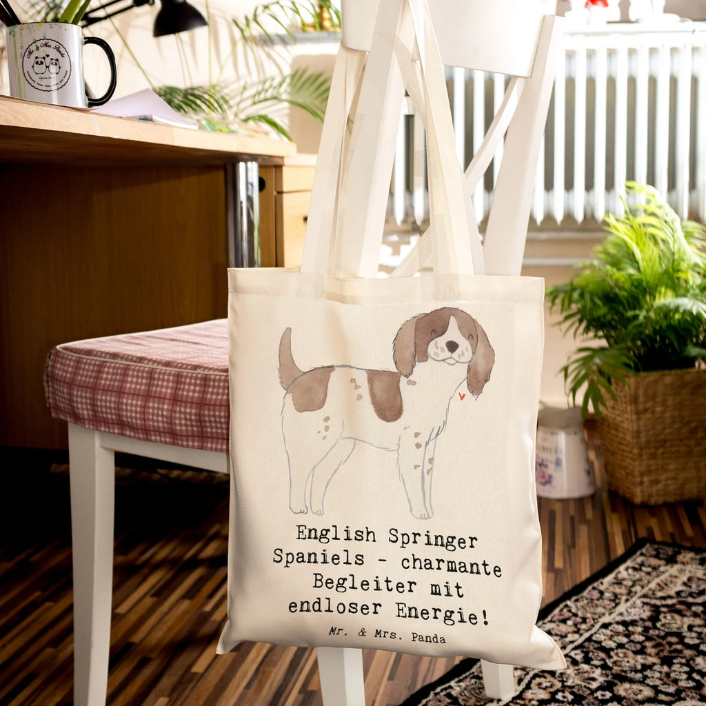 Tragetasche English Springer Spaniel Charme Beuteltasche, Beutel, Einkaufstasche, Jutebeutel, Stoffbeutel, Tasche, Shopper, Umhängetasche, Strandtasche, Schultertasche, Stofftasche, Tragetasche, Badetasche, Jutetasche, Einkaufstüte, Laptoptasche, Hund, Hunderasse, Rassehund, Hundebesitzer, Geschenk, Tierfreund, Schenken, Welpe