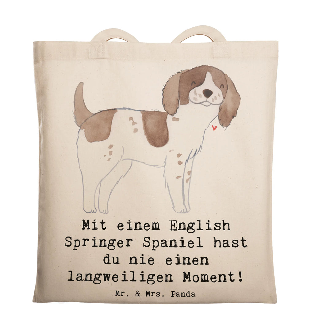 Tragetasche English Springer Spaniel Spaß Beuteltasche, Beutel, Einkaufstasche, Jutebeutel, Stoffbeutel, Tasche, Shopper, Umhängetasche, Strandtasche, Schultertasche, Stofftasche, Tragetasche, Badetasche, Jutetasche, Einkaufstüte, Laptoptasche, Hund, Hunderasse, Rassehund, Hundebesitzer, Geschenk, Tierfreund, Schenken, Welpe