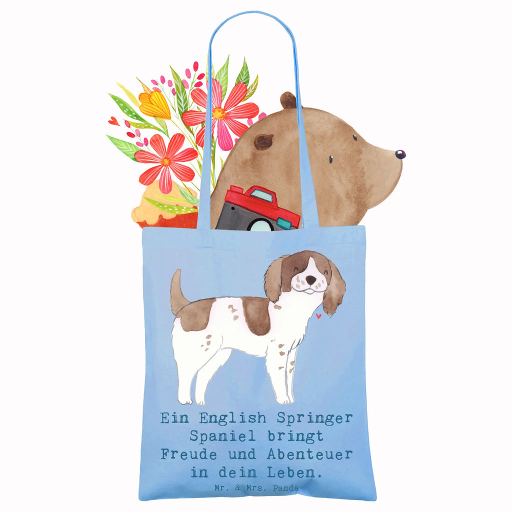 Tragetasche English Springer Spaniel Freude Beuteltasche, Beutel, Einkaufstasche, Jutebeutel, Stoffbeutel, Tasche, Shopper, Umhängetasche, Strandtasche, Schultertasche, Stofftasche, Tragetasche, Badetasche, Jutetasche, Einkaufstüte, Laptoptasche, Hund, Hunderasse, Rassehund, Hundebesitzer, Geschenk, Tierfreund, Schenken, Welpe