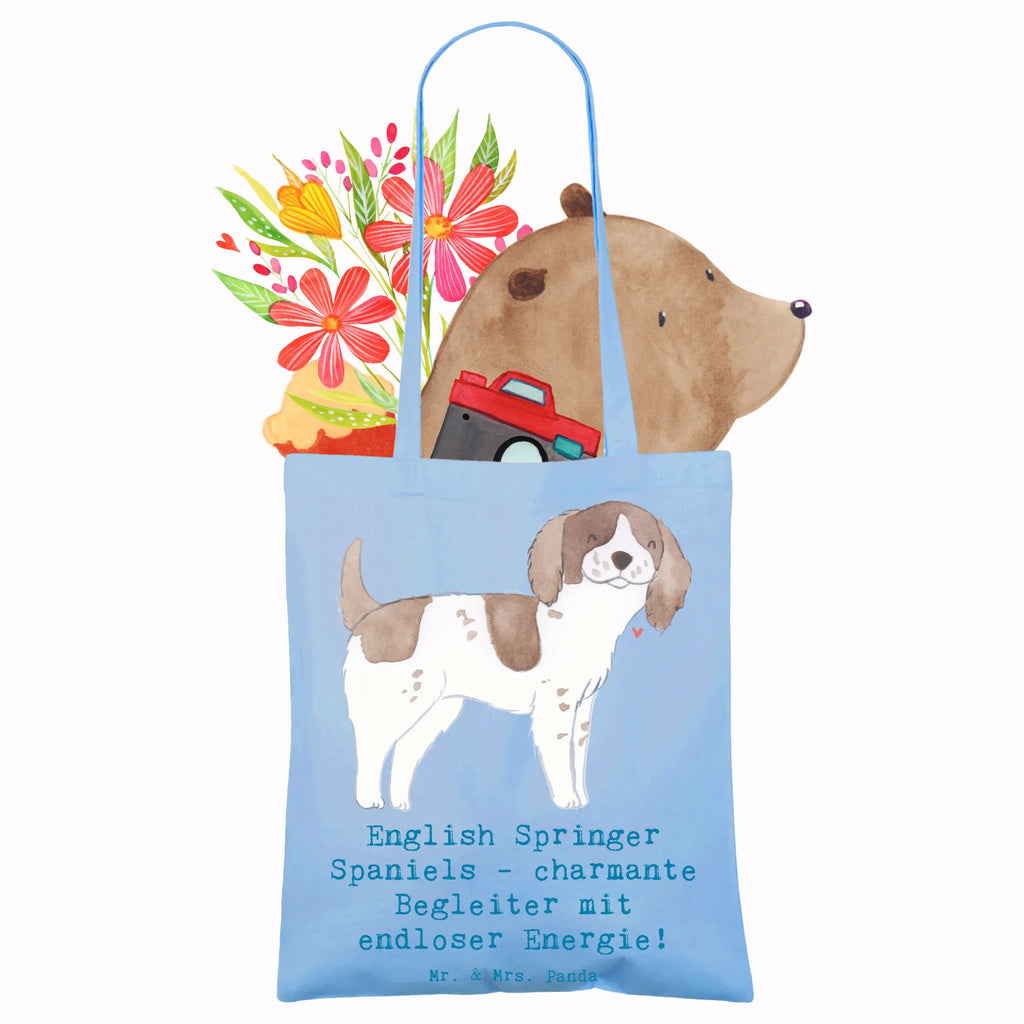 Tragetasche English Springer Spaniel Charme Beuteltasche, Beutel, Einkaufstasche, Jutebeutel, Stoffbeutel, Tasche, Shopper, Umhängetasche, Strandtasche, Schultertasche, Stofftasche, Tragetasche, Badetasche, Jutetasche, Einkaufstüte, Laptoptasche, Hund, Hunderasse, Rassehund, Hundebesitzer, Geschenk, Tierfreund, Schenken, Welpe