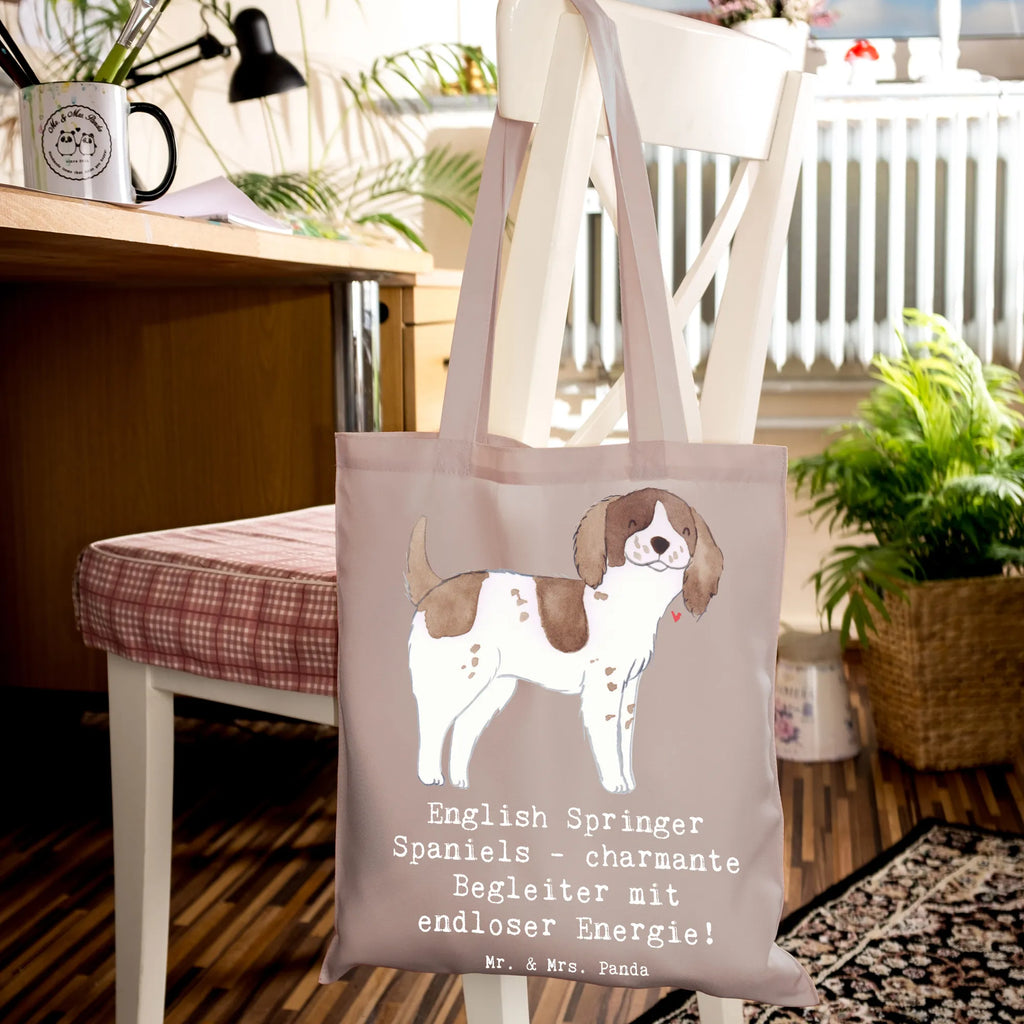 Tragetasche English Springer Spaniel Charme Beuteltasche, Beutel, Einkaufstasche, Jutebeutel, Stoffbeutel, Tasche, Shopper, Umhängetasche, Strandtasche, Schultertasche, Stofftasche, Tragetasche, Badetasche, Jutetasche, Einkaufstüte, Laptoptasche, Hund, Hunderasse, Rassehund, Hundebesitzer, Geschenk, Tierfreund, Schenken, Welpe