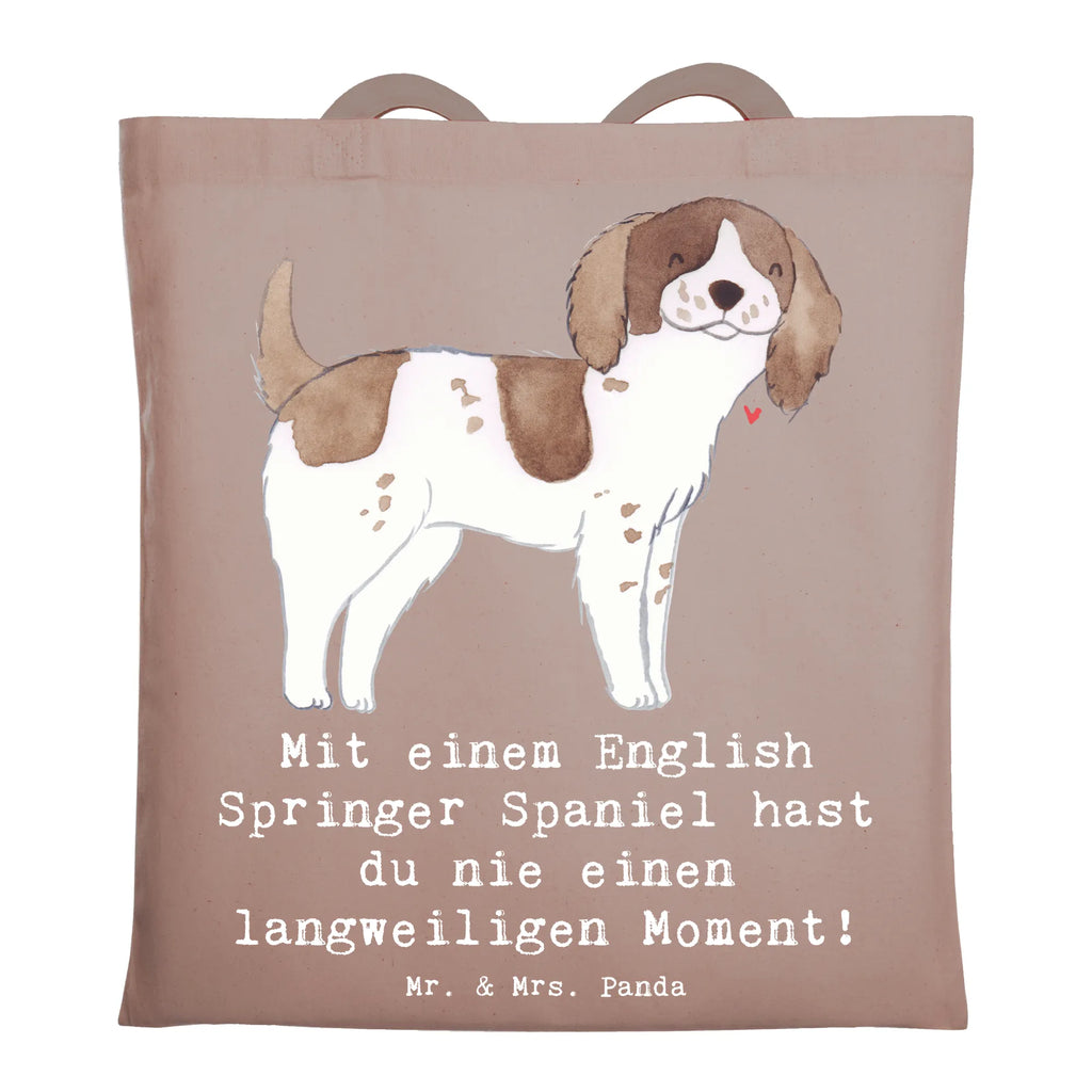 Tragetasche English Springer Spaniel Spaß Beuteltasche, Beutel, Einkaufstasche, Jutebeutel, Stoffbeutel, Tasche, Shopper, Umhängetasche, Strandtasche, Schultertasche, Stofftasche, Tragetasche, Badetasche, Jutetasche, Einkaufstüte, Laptoptasche, Hund, Hunderasse, Rassehund, Hundebesitzer, Geschenk, Tierfreund, Schenken, Welpe