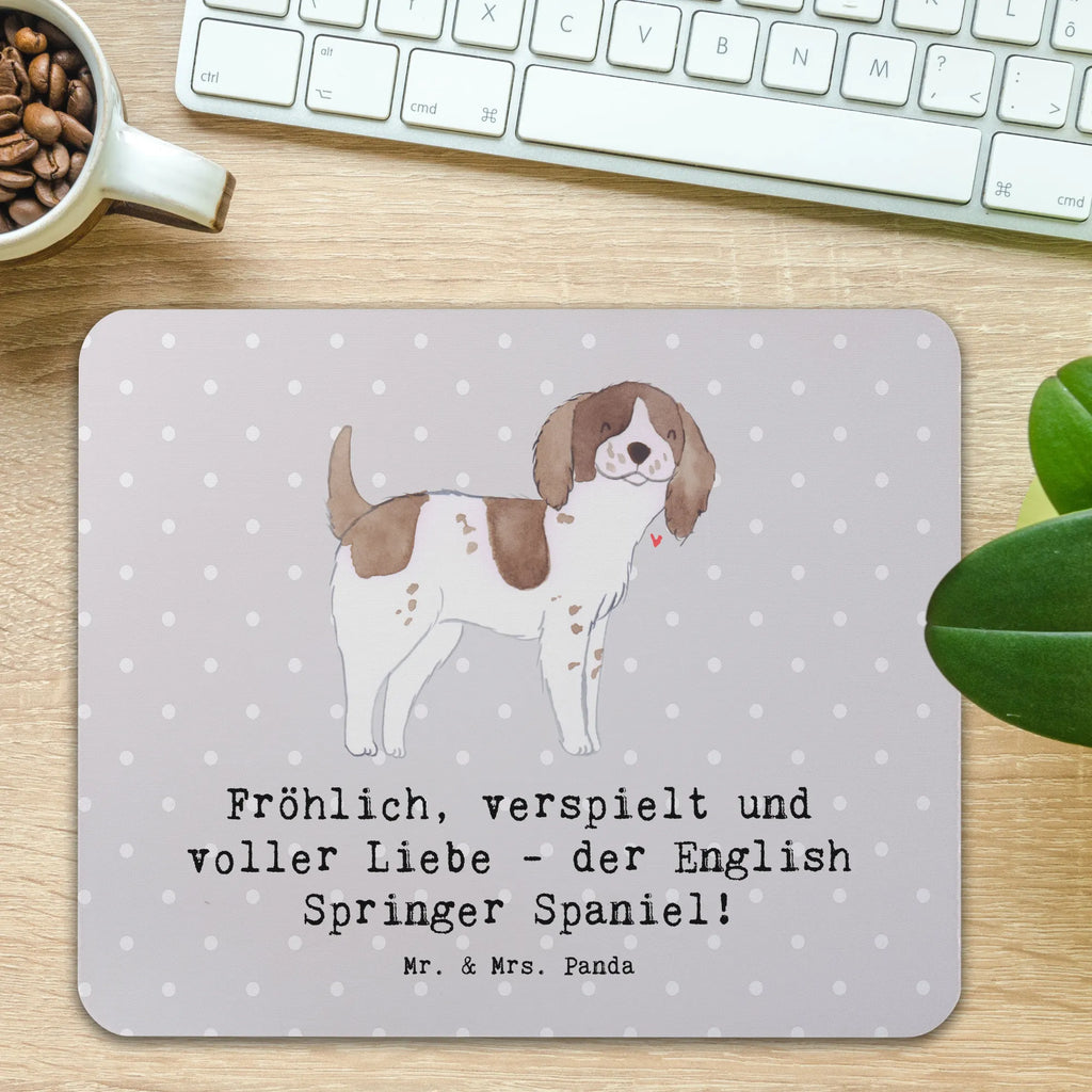 Mauspad English Springer Spaniel Freude Mousepad, Computer zubehör, Büroausstattung, PC Zubehör, Arbeitszimmer, Mauspad, Einzigartiges Mauspad, Designer Mauspad, Mausunterlage, Mauspad Büro, Hund, Hunderasse, Rassehund, Hundebesitzer, Geschenk, Tierfreund, Schenken, Welpe