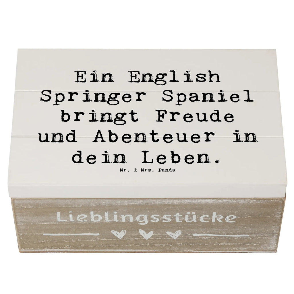 Holzkiste Spruch English Springer Spaniel Freude Holzkiste, Kiste, Schatzkiste, Truhe, Schatulle, XXL, Erinnerungsbox, Erinnerungskiste, Dekokiste, Aufbewahrungsbox, Geschenkbox, Geschenkdose, Hund, Hunderasse, Rassehund, Hundebesitzer, Geschenk, Tierfreund, Schenken, Welpe