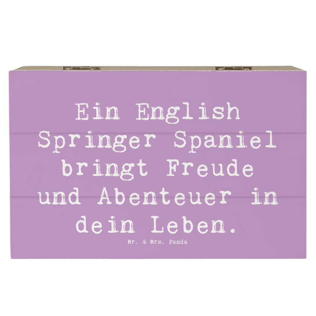 Holzkiste Spruch English Springer Spaniel Freude Holzkiste, Kiste, Schatzkiste, Truhe, Schatulle, XXL, Erinnerungsbox, Erinnerungskiste, Dekokiste, Aufbewahrungsbox, Geschenkbox, Geschenkdose, Hund, Hunderasse, Rassehund, Hundebesitzer, Geschenk, Tierfreund, Schenken, Welpe