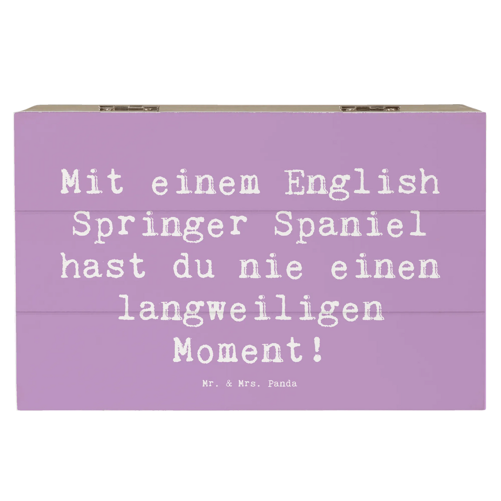 Holzkiste Spruch English Springer Spaniel Spaß Holzkiste, Kiste, Schatzkiste, Truhe, Schatulle, XXL, Erinnerungsbox, Erinnerungskiste, Dekokiste, Aufbewahrungsbox, Geschenkbox, Geschenkdose, Hund, Hunderasse, Rassehund, Hundebesitzer, Geschenk, Tierfreund, Schenken, Welpe