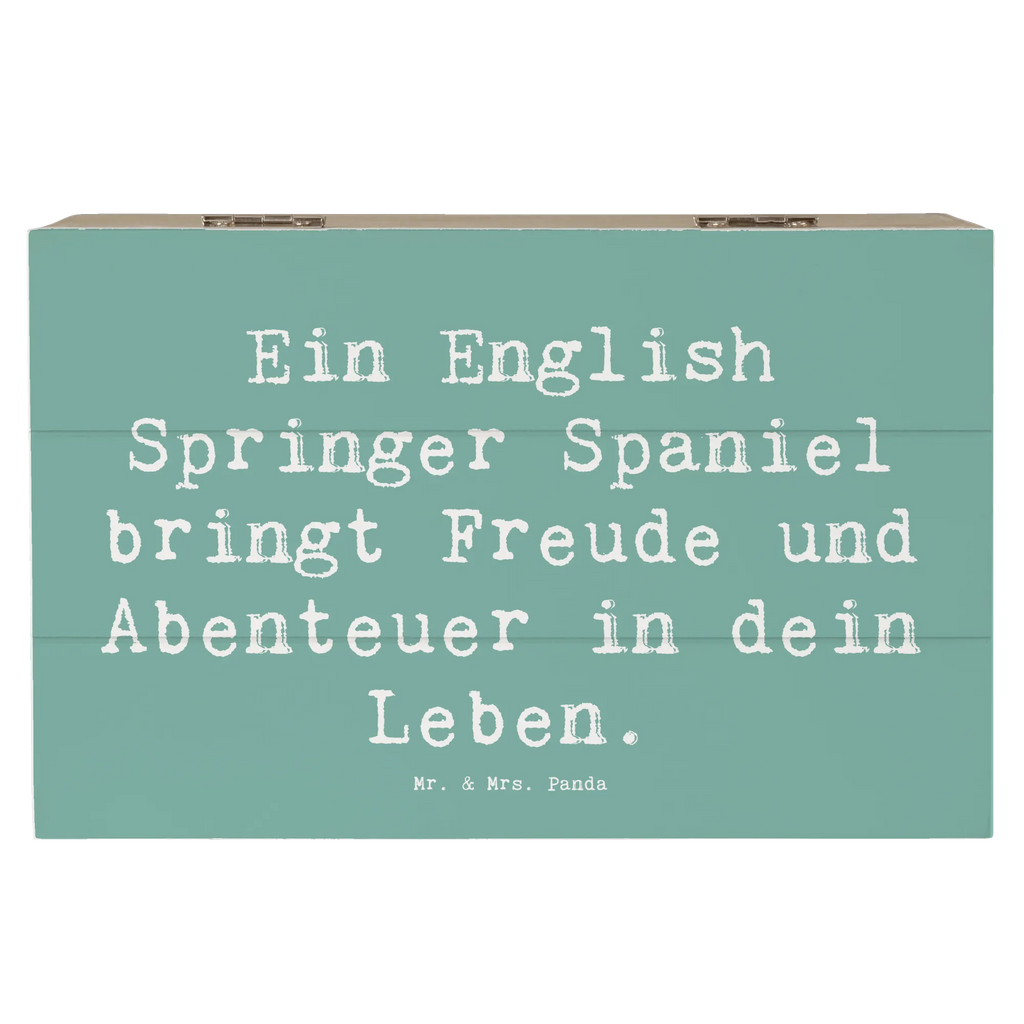 Holzkiste Spruch English Springer Spaniel Freude Holzkiste, Kiste, Schatzkiste, Truhe, Schatulle, XXL, Erinnerungsbox, Erinnerungskiste, Dekokiste, Aufbewahrungsbox, Geschenkbox, Geschenkdose, Hund, Hunderasse, Rassehund, Hundebesitzer, Geschenk, Tierfreund, Schenken, Welpe