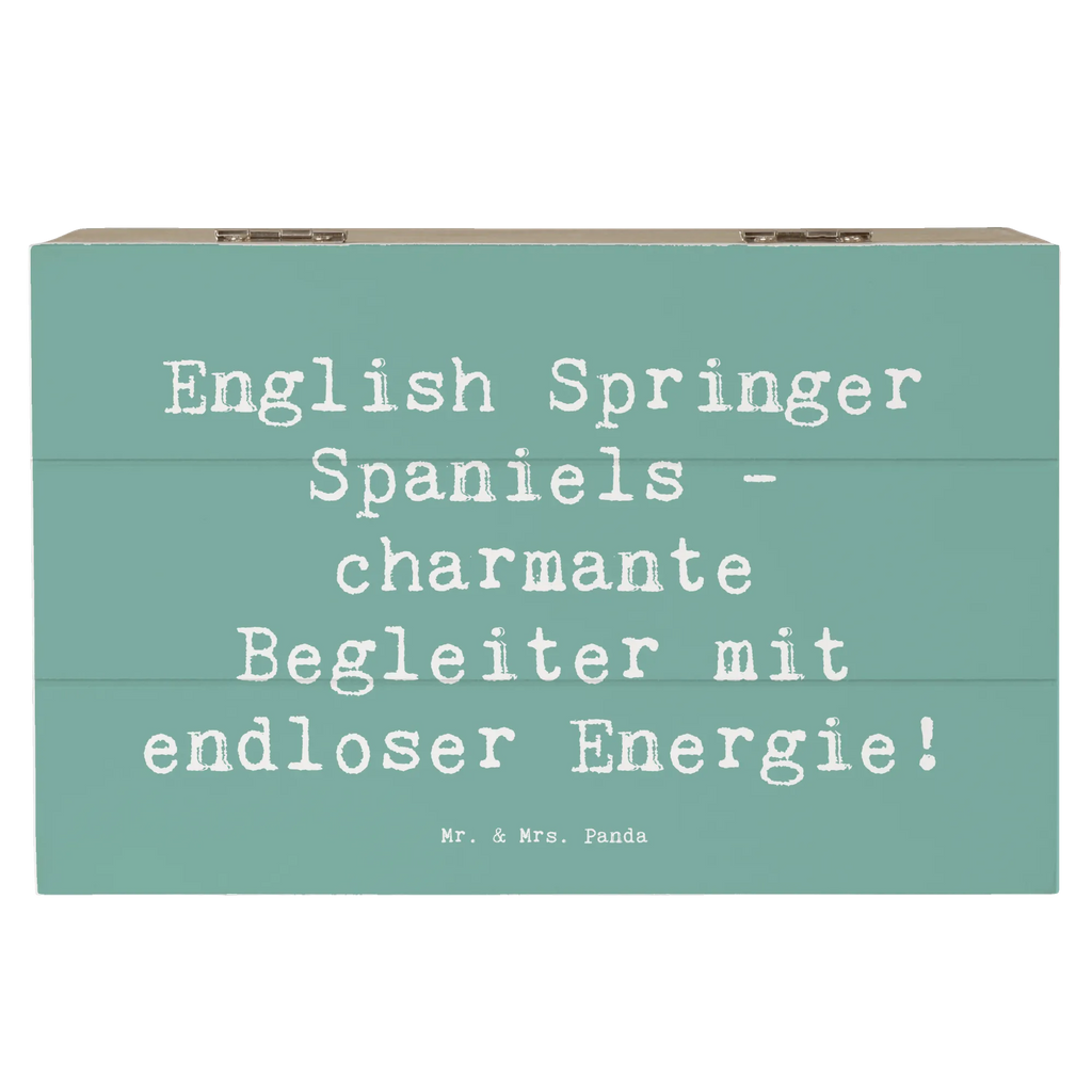 Holzkiste Spruch English Springer Spaniel Charme Holzkiste, Kiste, Schatzkiste, Truhe, Schatulle, XXL, Erinnerungsbox, Erinnerungskiste, Dekokiste, Aufbewahrungsbox, Geschenkbox, Geschenkdose, Hund, Hunderasse, Rassehund, Hundebesitzer, Geschenk, Tierfreund, Schenken, Welpe