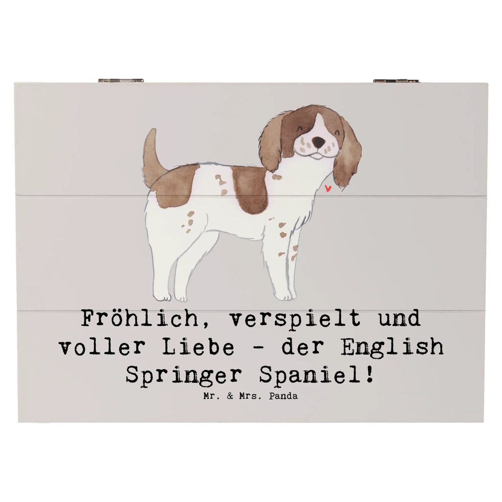 Holzkiste English Springer Spaniel Freude