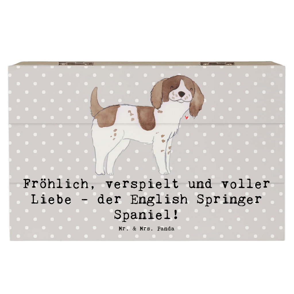 Holzkiste English Springer Spaniel Freude Holzkiste, Kiste, Schatzkiste, Truhe, Schatulle, XXL, Erinnerungsbox, Erinnerungskiste, Dekokiste, Aufbewahrungsbox, Geschenkbox, Geschenkdose, Hund, Hunderasse, Rassehund, Hundebesitzer, Geschenk, Tierfreund, Schenken, Welpe