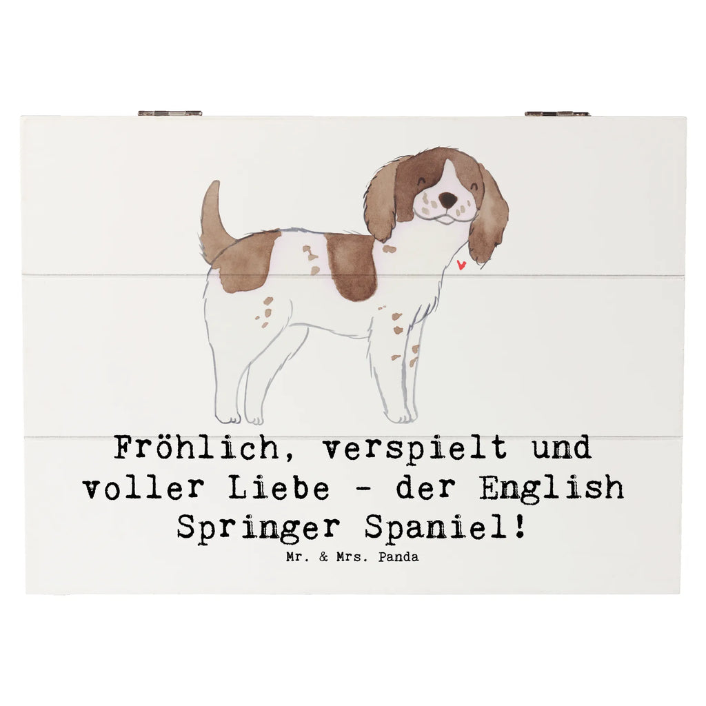 Holzkiste English Springer Spaniel Freude