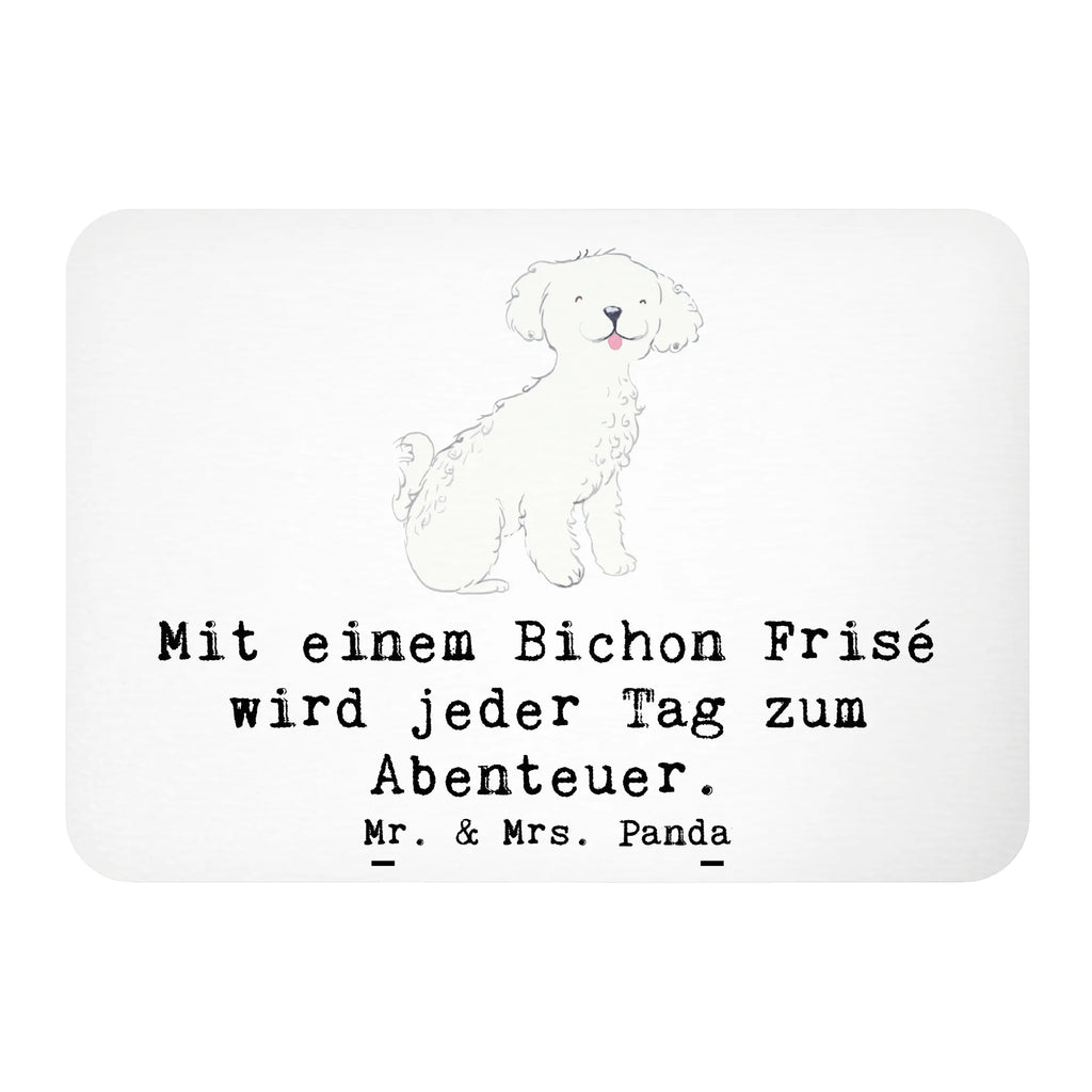 Magnet Mit einem Bichon Frisé wird jeder Tag zum Abenteuer. Kühlschrankmagnet, Pinnwandmagnet, Souvenir Magnet, Motivmagnete, Dekomagnet, Whiteboard Magnet, Notiz Magnet, Kühlschrank Dekoration, Hund, Hunderasse, Rassehund, Hundebesitzer, Geschenk, Tierfreund, Schenken, Welpe