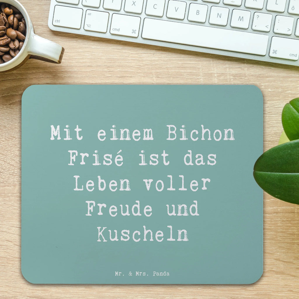 Mauspad Spruch Bichon Frisé Freude Mousepad, Computer zubehör, Büroausstattung, PC Zubehör, Arbeitszimmer, Mauspad, Einzigartiges Mauspad, Designer Mauspad, Mausunterlage, Mauspad Büro, Hund, Hunderasse, Rassehund, Hundebesitzer, Geschenk, Tierfreund, Schenken, Welpe