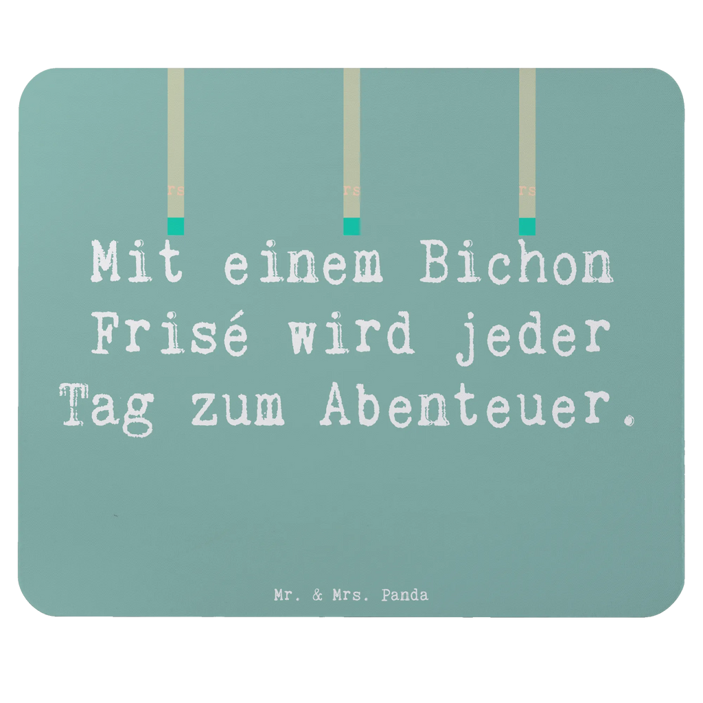 Mauspad Spruch Mit einem Bichon Frisé wird jeder Tag zum Abenteuer. Mousepad, Computer zubehör, Büroausstattung, PC Zubehör, Arbeitszimmer, Mauspad, Einzigartiges Mauspad, Designer Mauspad, Mausunterlage, Mauspad Büro, Hund, Hunderasse, Rassehund, Hundebesitzer, Geschenk, Tierfreund, Schenken, Welpe