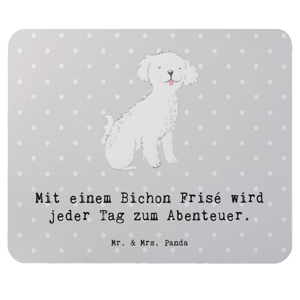 Mauspad Mit einem Bichon Frisé wird jeder Tag zum Abenteuer. Mousepad, Computer zubehör, Büroausstattung, PC Zubehör, Arbeitszimmer, Mauspad, Einzigartiges Mauspad, Designer Mauspad, Mausunterlage, Mauspad Büro, Hund, Hunderasse, Rassehund, Hundebesitzer, Geschenk, Tierfreund, Schenken, Welpe