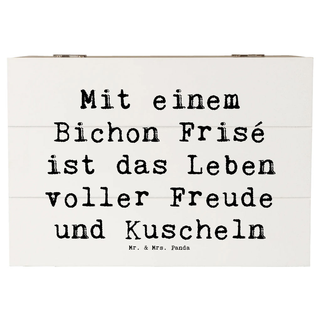 Holzkiste Spruch Bichon Frisé Freude Holzkiste, Kiste, Schatzkiste, Truhe, Schatulle, XXL, Erinnerungsbox, Erinnerungskiste, Dekokiste, Aufbewahrungsbox, Geschenkbox, Geschenkdose, Hund, Hunderasse, Rassehund, Hundebesitzer, Geschenk, Tierfreund, Schenken, Welpe