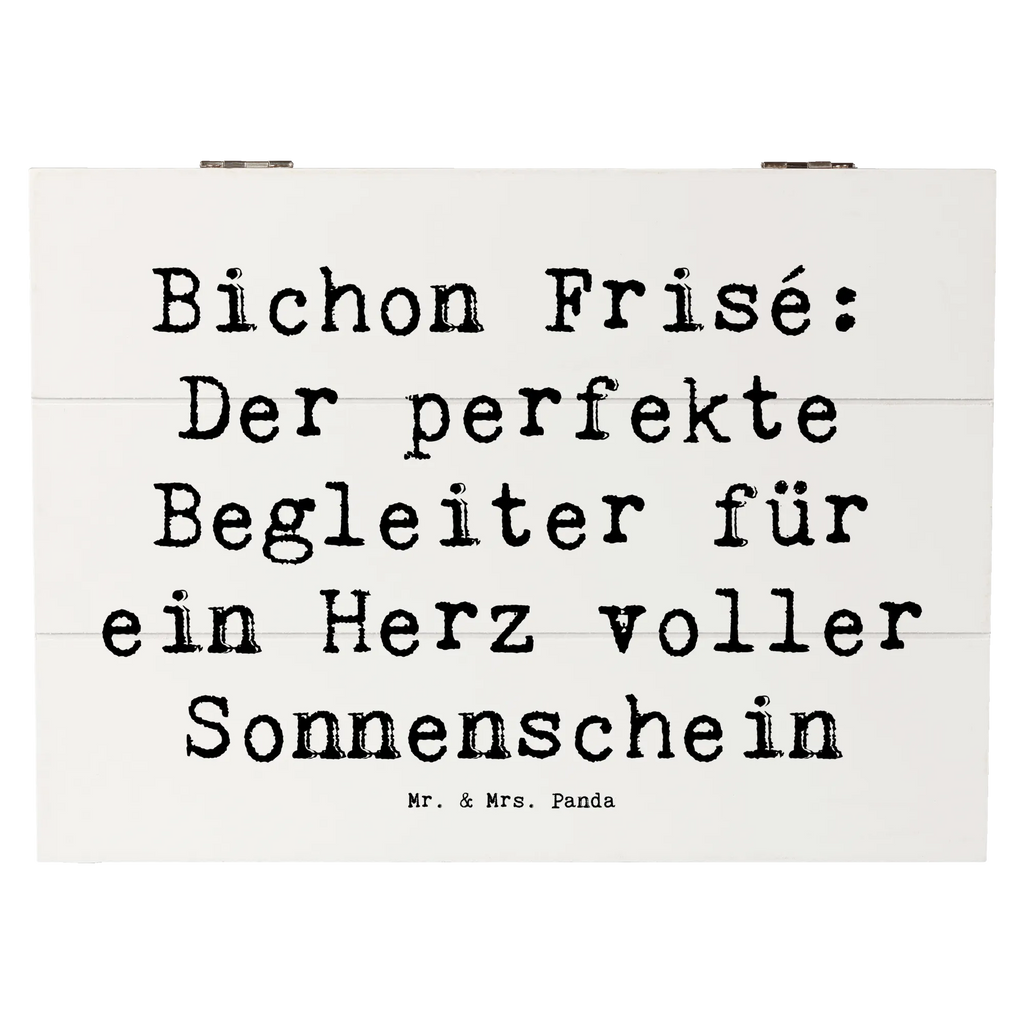 Holzkiste Spruch Bichon Frisé Freude Holzkiste, Kiste, Schatzkiste, Truhe, Schatulle, XXL, Erinnerungsbox, Erinnerungskiste, Dekokiste, Aufbewahrungsbox, Geschenkbox, Geschenkdose, Hund, Hunderasse, Rassehund, Hundebesitzer, Geschenk, Tierfreund, Schenken, Welpe