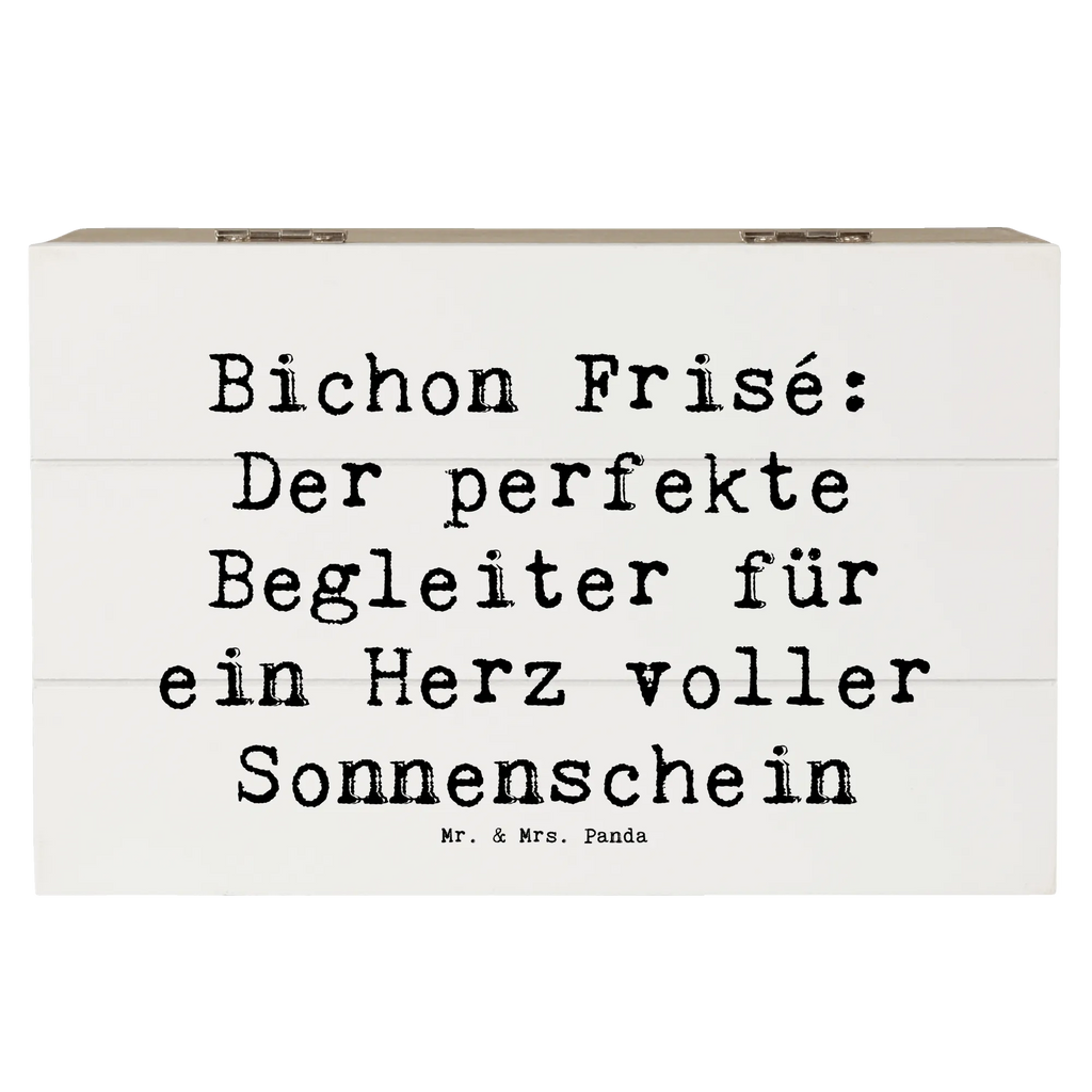 Holzkiste Spruch Bichon Frisé Freude Holzkiste, Kiste, Schatzkiste, Truhe, Schatulle, XXL, Erinnerungsbox, Erinnerungskiste, Dekokiste, Aufbewahrungsbox, Geschenkbox, Geschenkdose, Hund, Hunderasse, Rassehund, Hundebesitzer, Geschenk, Tierfreund, Schenken, Welpe