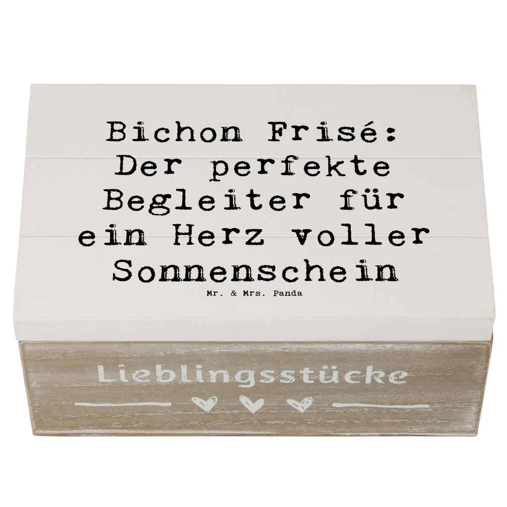 Holzkiste Spruch Bichon Frisé Freude Holzkiste, Kiste, Schatzkiste, Truhe, Schatulle, XXL, Erinnerungsbox, Erinnerungskiste, Dekokiste, Aufbewahrungsbox, Geschenkbox, Geschenkdose, Hund, Hunderasse, Rassehund, Hundebesitzer, Geschenk, Tierfreund, Schenken, Welpe