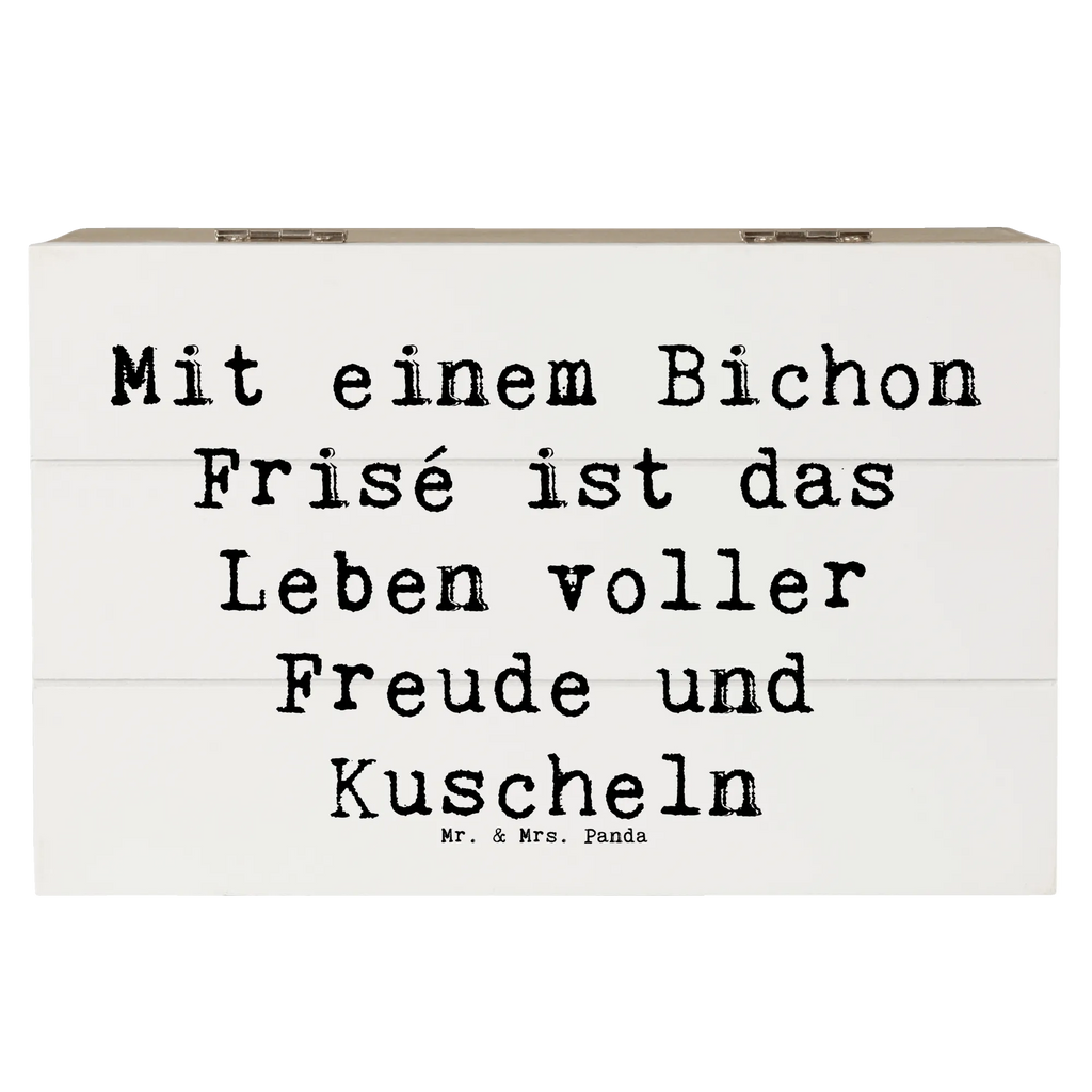 Holzkiste Spruch Bichon Frisé Freude Holzkiste, Kiste, Schatzkiste, Truhe, Schatulle, XXL, Erinnerungsbox, Erinnerungskiste, Dekokiste, Aufbewahrungsbox, Geschenkbox, Geschenkdose, Hund, Hunderasse, Rassehund, Hundebesitzer, Geschenk, Tierfreund, Schenken, Welpe