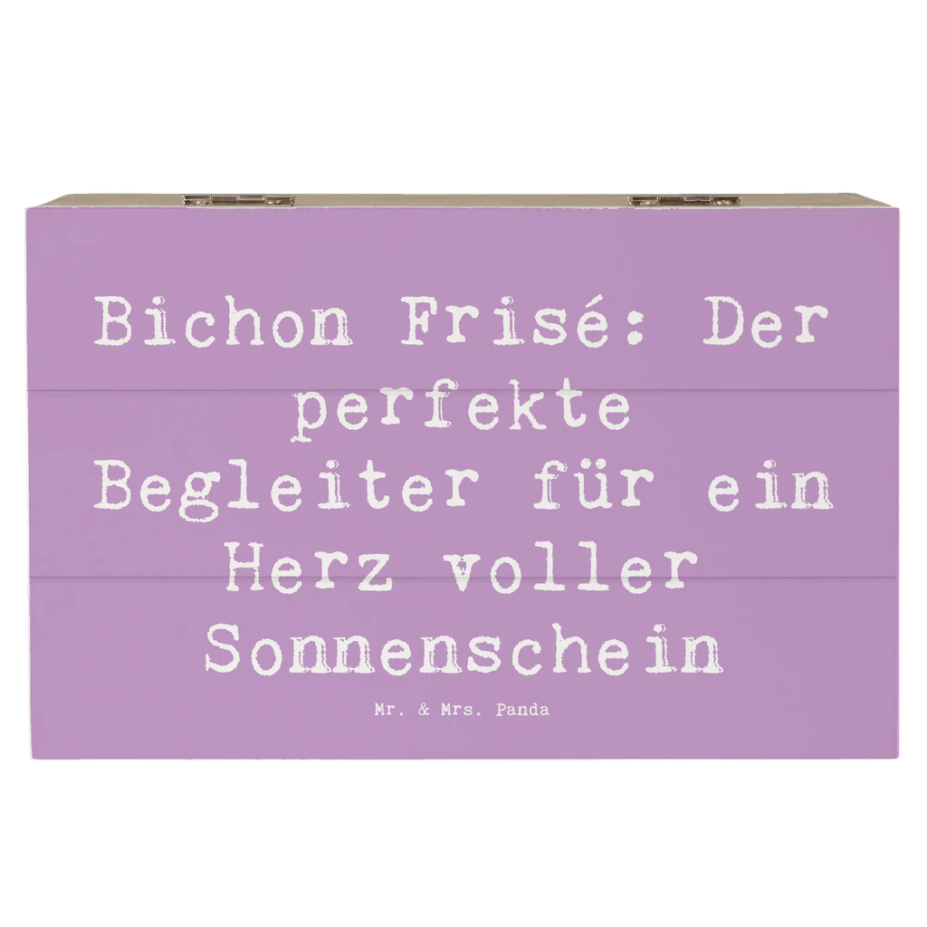 Holzkiste Spruch Bichon Frisé Freude Holzkiste, Kiste, Schatzkiste, Truhe, Schatulle, XXL, Erinnerungsbox, Erinnerungskiste, Dekokiste, Aufbewahrungsbox, Geschenkbox, Geschenkdose, Hund, Hunderasse, Rassehund, Hundebesitzer, Geschenk, Tierfreund, Schenken, Welpe