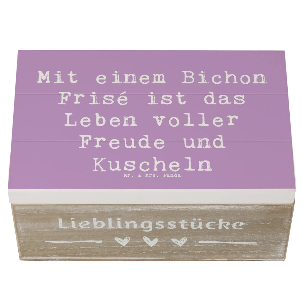 Holzkiste Spruch Bichon Frisé Freude Holzkiste, Kiste, Schatzkiste, Truhe, Schatulle, XXL, Erinnerungsbox, Erinnerungskiste, Dekokiste, Aufbewahrungsbox, Geschenkbox, Geschenkdose, Hund, Hunderasse, Rassehund, Hundebesitzer, Geschenk, Tierfreund, Schenken, Welpe