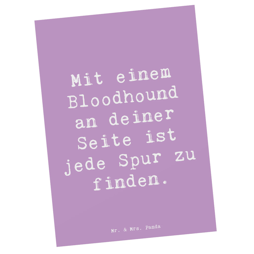 Postkarte Spruch Bloodhound Spur Postkarte, Karte, Geschenkkarte, Grußkarte, Einladung, Ansichtskarte, Geburtstagskarte, Einladungskarte, Dankeskarte, Ansichtskarten, Einladung Geburtstag, Einladungskarten Geburtstag, Hund, Hunderasse, Rassehund, Hundebesitzer, Geschenk, Tierfreund, Schenken, Welpe