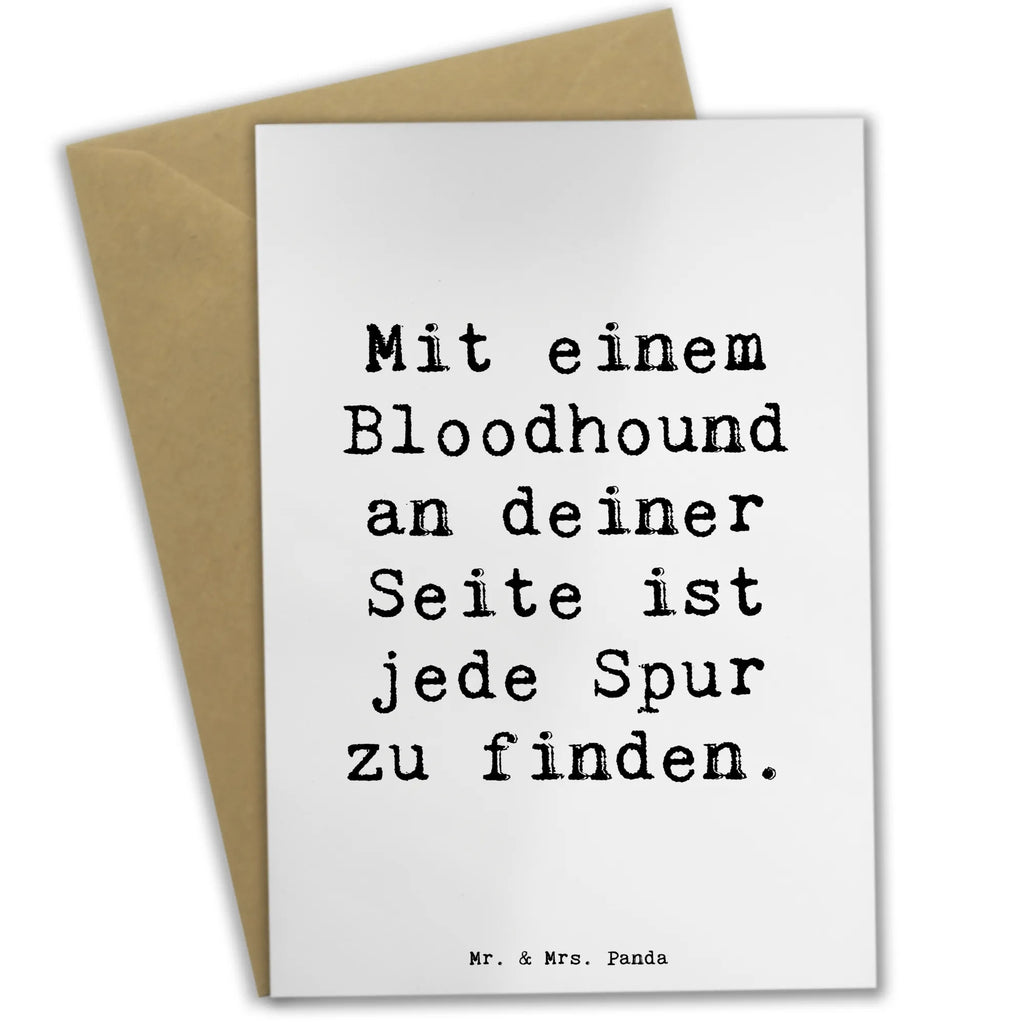 Grußkarte Spruch Bloodhound Spur Grußkarte, Klappkarte, Einladungskarte, Glückwunschkarte, Hochzeitskarte, Geburtstagskarte, Karte, Ansichtskarten, Hund, Hunderasse, Rassehund, Hundebesitzer, Geschenk, Tierfreund, Schenken, Welpe