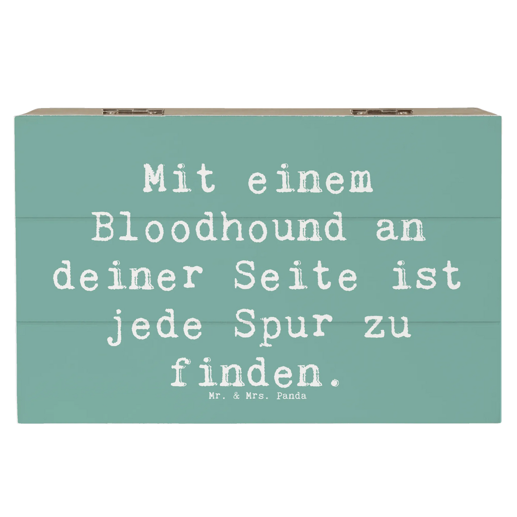 Holzkiste Spruch Bloodhound Spur Holzkiste, Kiste, Schatzkiste, Truhe, Schatulle, XXL, Erinnerungsbox, Erinnerungskiste, Dekokiste, Aufbewahrungsbox, Geschenkbox, Geschenkdose, Hund, Hunderasse, Rassehund, Hundebesitzer, Geschenk, Tierfreund, Schenken, Welpe