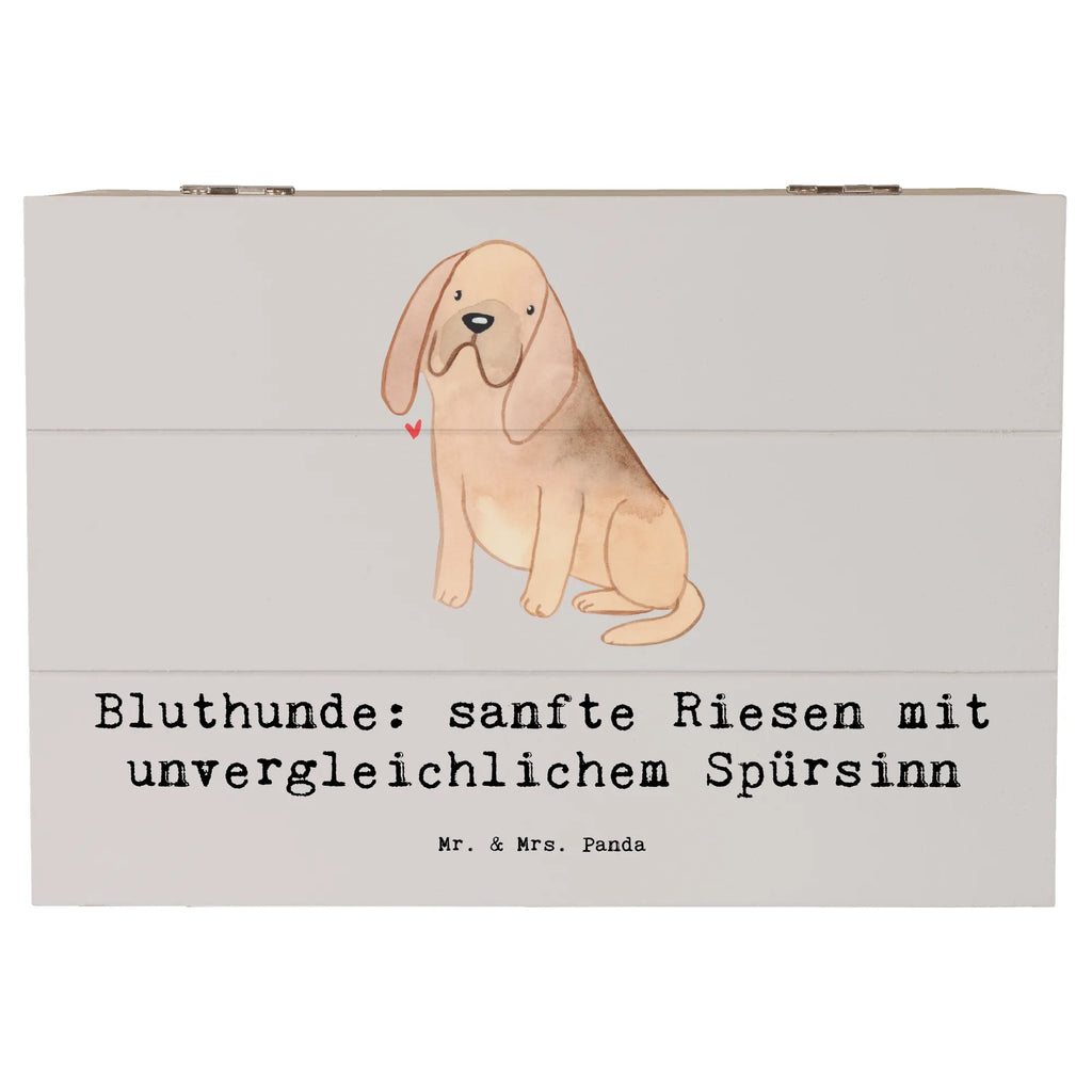 Holzkiste Bluthunde Holzkiste, Kiste, Schatzkiste, Truhe, Schatulle, XXL, Erinnerungsbox, Erinnerungskiste, Dekokiste, Aufbewahrungsbox, Geschenkbox, Geschenkdose, Hund, Hunderasse, Rassehund, Hundebesitzer, Geschenk, Tierfreund, Schenken, Welpe