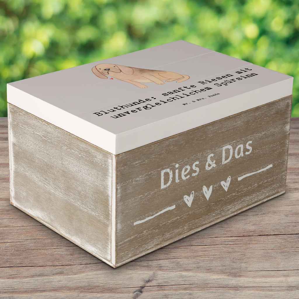 Holzkiste Bluthunde Holzkiste, Kiste, Schatzkiste, Truhe, Schatulle, XXL, Erinnerungsbox, Erinnerungskiste, Dekokiste, Aufbewahrungsbox, Geschenkbox, Geschenkdose, Hund, Hunderasse, Rassehund, Hundebesitzer, Geschenk, Tierfreund, Schenken, Welpe