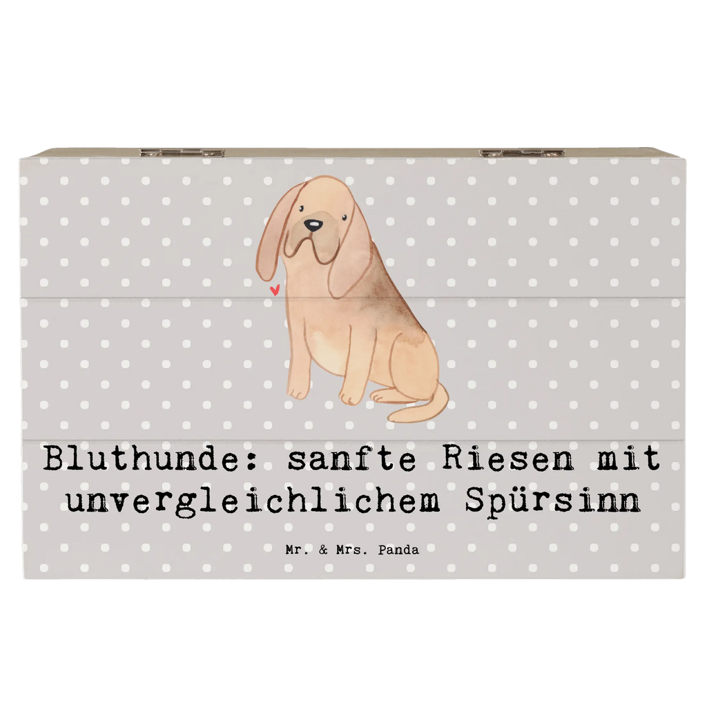 Holzkiste Bluthunde Holzkiste, Kiste, Schatzkiste, Truhe, Schatulle, XXL, Erinnerungsbox, Erinnerungskiste, Dekokiste, Aufbewahrungsbox, Geschenkbox, Geschenkdose, Hund, Hunderasse, Rassehund, Hundebesitzer, Geschenk, Tierfreund, Schenken, Welpe