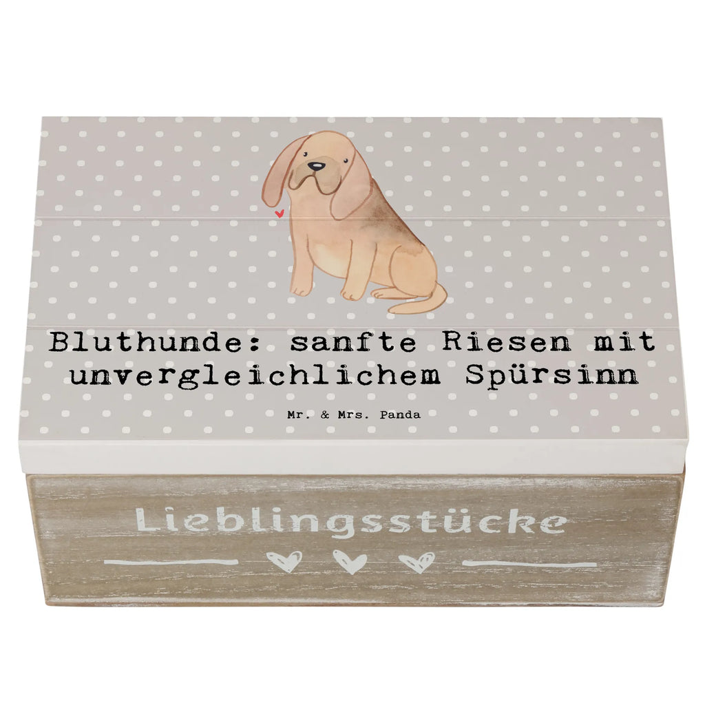 Holzkiste Bluthunde Holzkiste, Kiste, Schatzkiste, Truhe, Schatulle, XXL, Erinnerungsbox, Erinnerungskiste, Dekokiste, Aufbewahrungsbox, Geschenkbox, Geschenkdose, Hund, Hunderasse, Rassehund, Hundebesitzer, Geschenk, Tierfreund, Schenken, Welpe