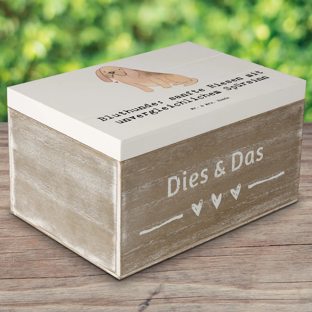 Holzkiste Bluthunde Holzkiste, Kiste, Schatzkiste, Truhe, Schatulle, XXL, Erinnerungsbox, Erinnerungskiste, Dekokiste, Aufbewahrungsbox, Geschenkbox, Geschenkdose, Hund, Hunderasse, Rassehund, Hundebesitzer, Geschenk, Tierfreund, Schenken, Welpe