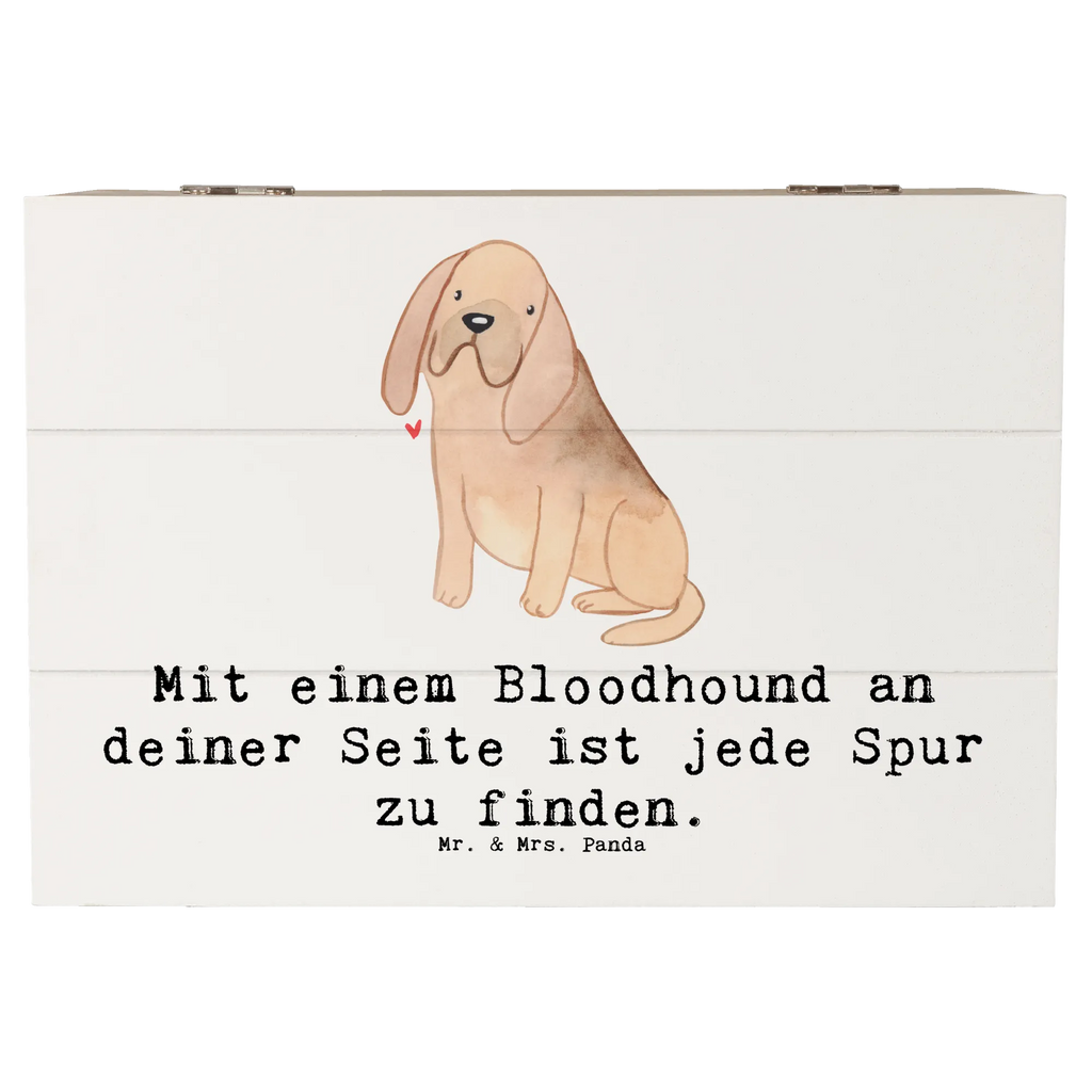 Holzkiste Bloodhound Spur Holzkiste, Kiste, Schatzkiste, Truhe, Schatulle, XXL, Erinnerungsbox, Erinnerungskiste, Dekokiste, Aufbewahrungsbox, Geschenkbox, Geschenkdose, Hund, Hunderasse, Rassehund, Hundebesitzer, Geschenk, Tierfreund, Schenken, Welpe