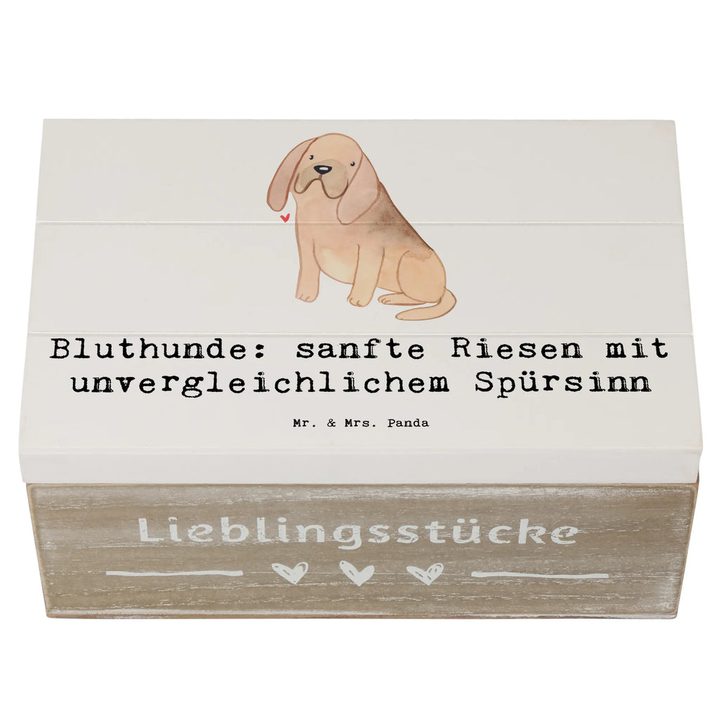 Holzkiste Bluthunde Holzkiste, Kiste, Schatzkiste, Truhe, Schatulle, XXL, Erinnerungsbox, Erinnerungskiste, Dekokiste, Aufbewahrungsbox, Geschenkbox, Geschenkdose, Hund, Hunderasse, Rassehund, Hundebesitzer, Geschenk, Tierfreund, Schenken, Welpe