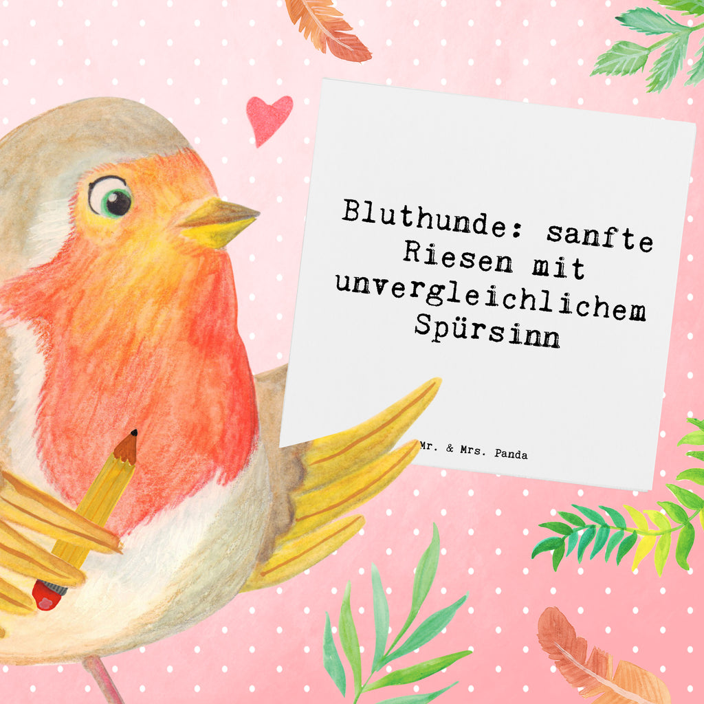 Deluxe Karte Spruch Bluthunde Karte, Grußkarte, Klappkarte, Einladungskarte, Glückwunschkarte, Hochzeitskarte, Geburtstagskarte, Hochwertige Grußkarte, Hochwertige Klappkarte, Hund, Hunderasse, Rassehund, Hundebesitzer, Geschenk, Tierfreund, Schenken, Welpe