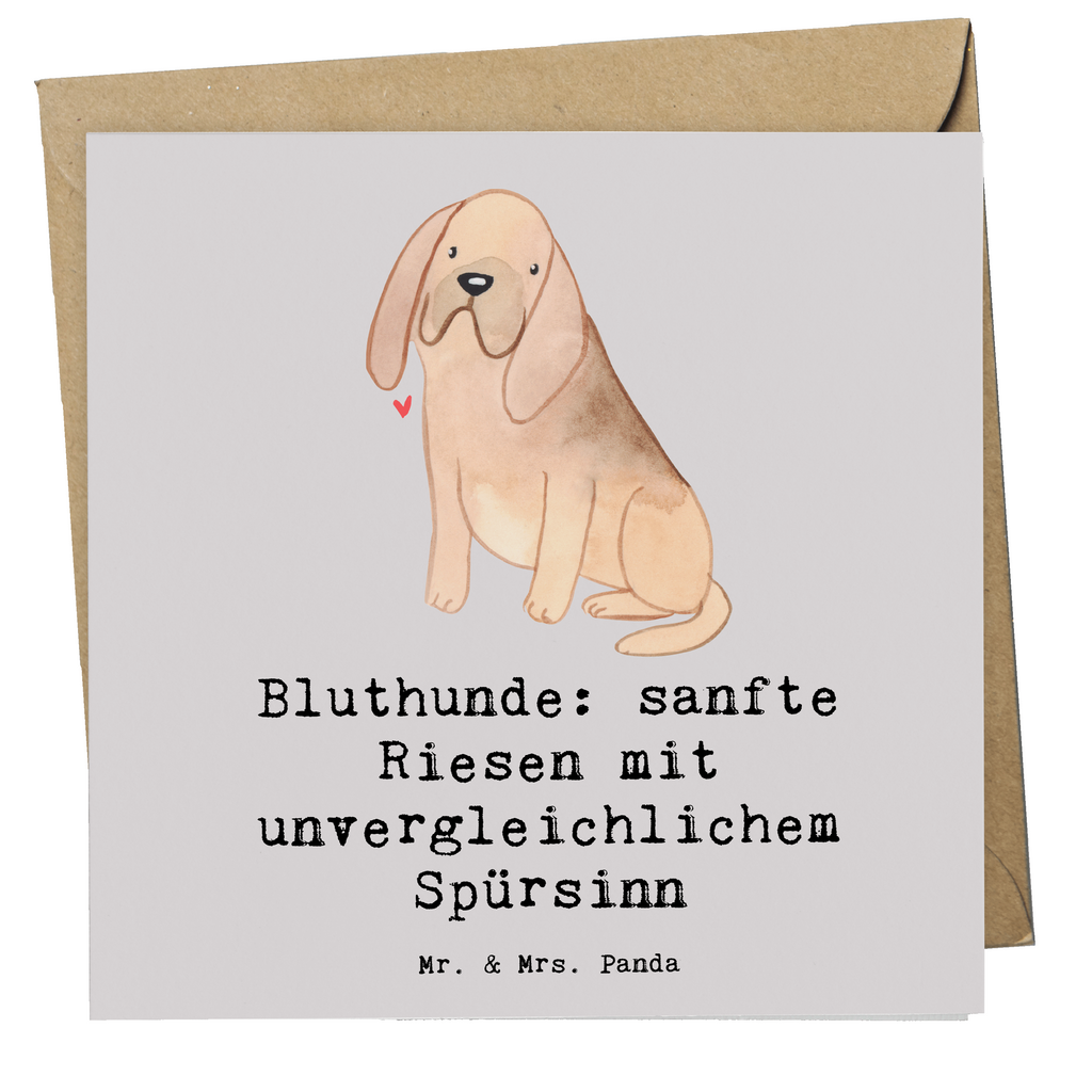 Deluxe Karte Bluthunde Karte, Grußkarte, Klappkarte, Einladungskarte, Glückwunschkarte, Hochzeitskarte, Geburtstagskarte, Hochwertige Grußkarte, Hochwertige Klappkarte, Hund, Hunderasse, Rassehund, Hundebesitzer, Geschenk, Tierfreund, Schenken, Welpe