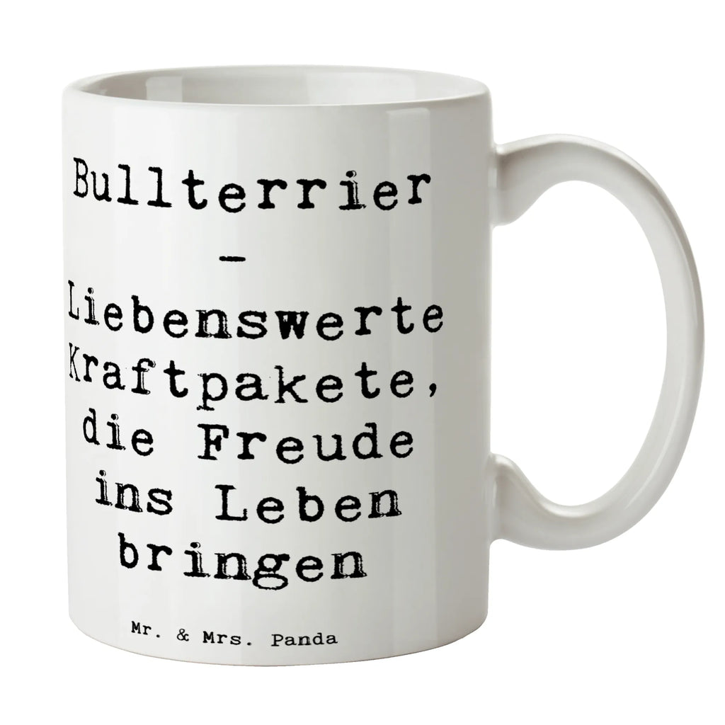 Tasse Spruch Bullterrier Kraftpaket Tasse, Kaffeetasse, Teetasse, Becher, Kaffeebecher, Teebecher, Keramiktasse, Porzellantasse, Büro Tasse, Geschenk Tasse, Tasse Sprüche, Tasse Motive, Kaffeetassen, Tasse bedrucken, Designer Tasse, Cappuccino Tassen, Schöne Teetassen, Hund, Hunderasse, Rassehund, Hundebesitzer, Geschenk, Tierfreund, Schenken, Welpe