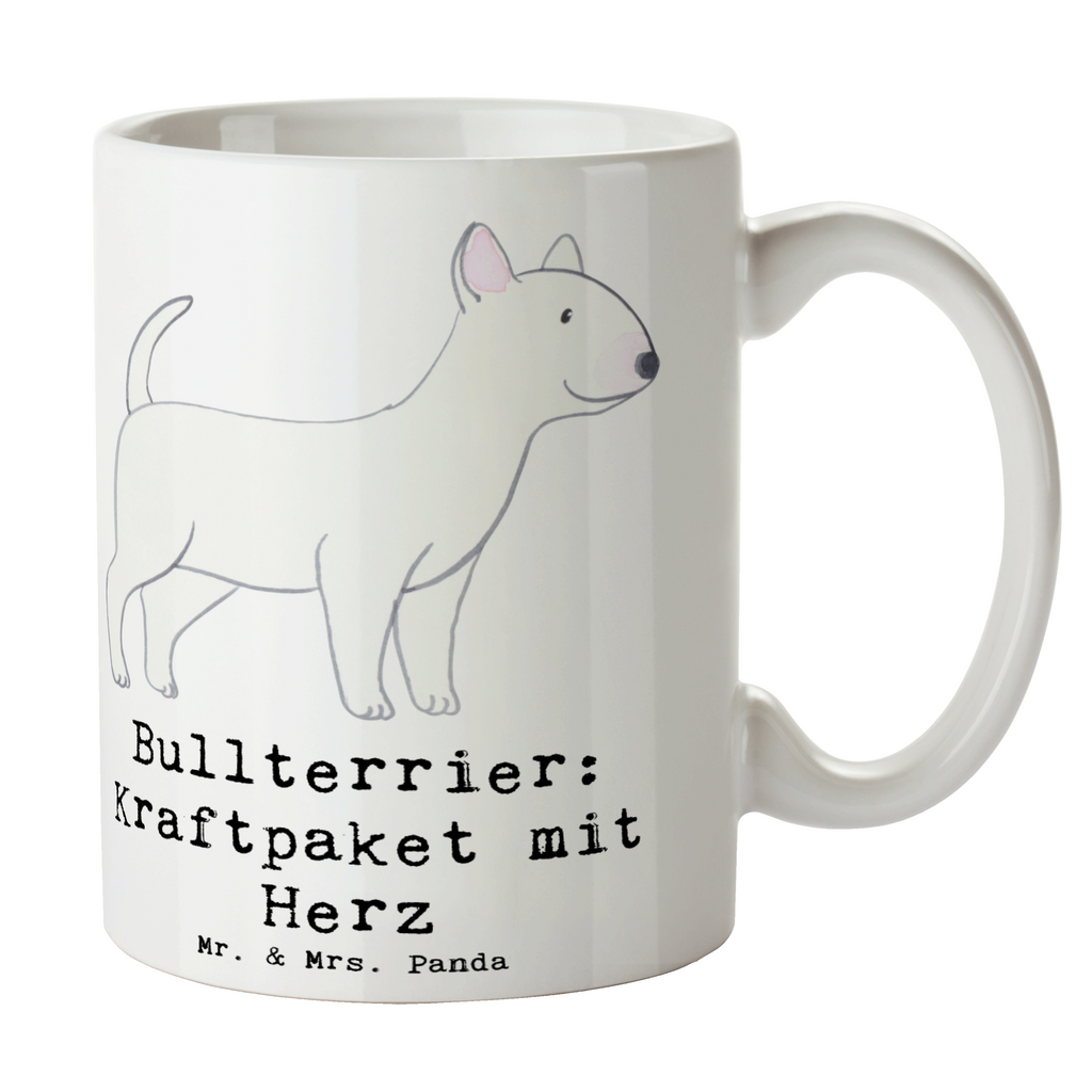 Tasse Bullterrier Kraftpaket Tasse, Kaffeetasse, Teetasse, Becher, Kaffeebecher, Teebecher, Keramiktasse, Porzellantasse, Büro Tasse, Geschenk Tasse, Tasse Sprüche, Tasse Motive, Kaffeetassen, Tasse bedrucken, Designer Tasse, Cappuccino Tassen, Schöne Teetassen, Hund, Hunderasse, Rassehund, Hundebesitzer, Geschenk, Tierfreund, Schenken, Welpe