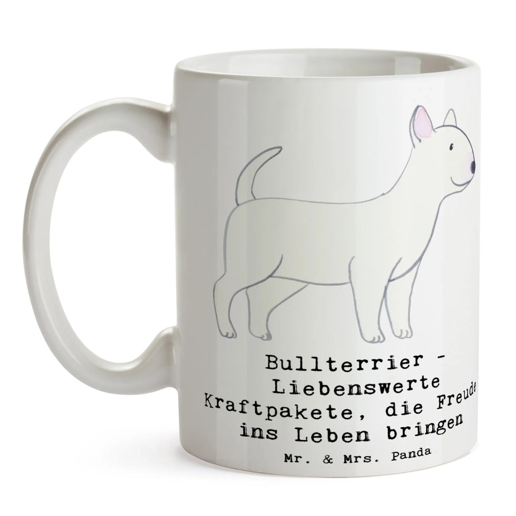 Tasse Bullterrier Kraftpaket Tasse, Kaffeetasse, Teetasse, Becher, Kaffeebecher, Teebecher, Keramiktasse, Porzellantasse, Büro Tasse, Geschenk Tasse, Tasse Sprüche, Tasse Motive, Kaffeetassen, Tasse bedrucken, Designer Tasse, Cappuccino Tassen, Schöne Teetassen, Hund, Hunderasse, Rassehund, Hundebesitzer, Geschenk, Tierfreund, Schenken, Welpe