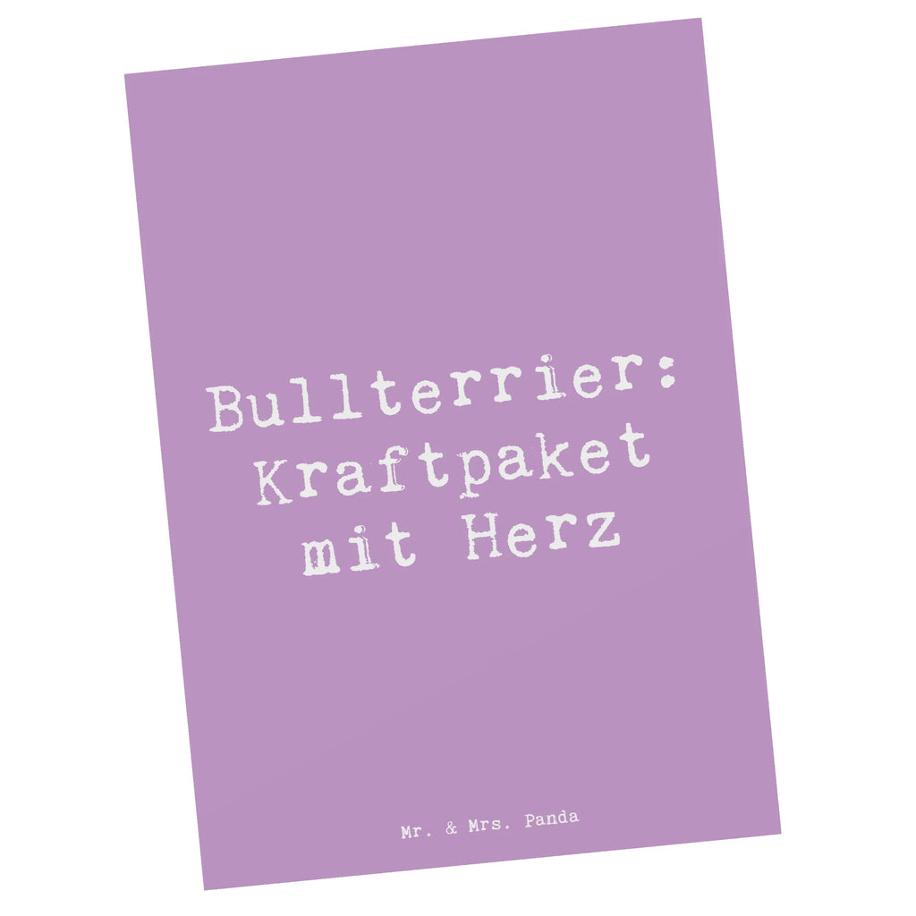 Postkarte Spruch Bullterrier Kraftpaket Postkarte, Karte, Geschenkkarte, Grußkarte, Einladung, Ansichtskarte, Geburtstagskarte, Einladungskarte, Dankeskarte, Ansichtskarten, Einladung Geburtstag, Einladungskarten Geburtstag, Hund, Hunderasse, Rassehund, Hundebesitzer, Geschenk, Tierfreund, Schenken, Welpe