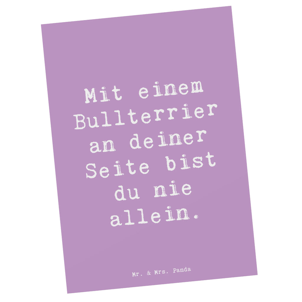 Postkarte Spruch Bullterrier Begleiter Postkarte, Karte, Geschenkkarte, Grußkarte, Einladung, Ansichtskarte, Geburtstagskarte, Einladungskarte, Dankeskarte, Ansichtskarten, Einladung Geburtstag, Einladungskarten Geburtstag, Hund, Hunderasse, Rassehund, Hundebesitzer, Geschenk, Tierfreund, Schenken, Welpe