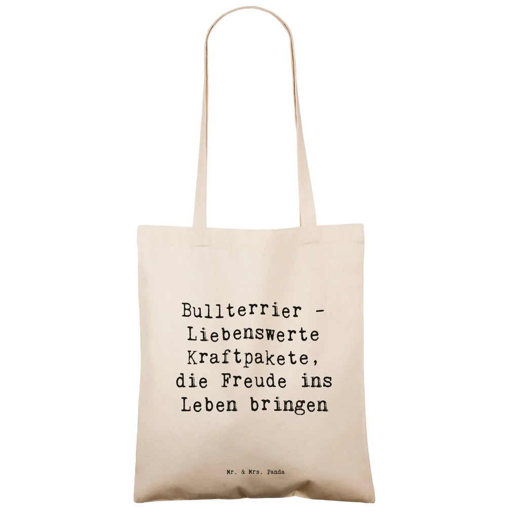 Tragetasche Spruch Bullterrier Kraftpaket