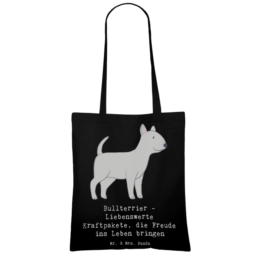 Tragetasche Bullterrier Kraftpaket Beuteltasche, Beutel, Einkaufstasche, Jutebeutel, Stoffbeutel, Tasche, Shopper, Umhängetasche, Strandtasche, Schultertasche, Stofftasche, Tragetasche, Badetasche, Jutetasche, Einkaufstüte, Laptoptasche, Hund, Hunderasse, Rassehund, Hundebesitzer, Geschenk, Tierfreund, Schenken, Welpe