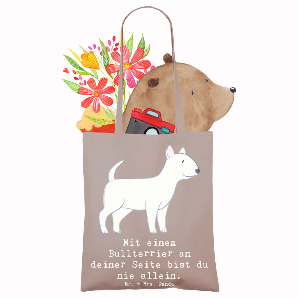 Tragetasche Bullterrier Begleiter Beuteltasche, Beutel, Einkaufstasche, Jutebeutel, Stoffbeutel, Tasche, Shopper, Umhängetasche, Strandtasche, Schultertasche, Stofftasche, Tragetasche, Badetasche, Jutetasche, Einkaufstüte, Laptoptasche, Hund, Hunderasse, Rassehund, Hundebesitzer, Geschenk, Tierfreund, Schenken, Welpe