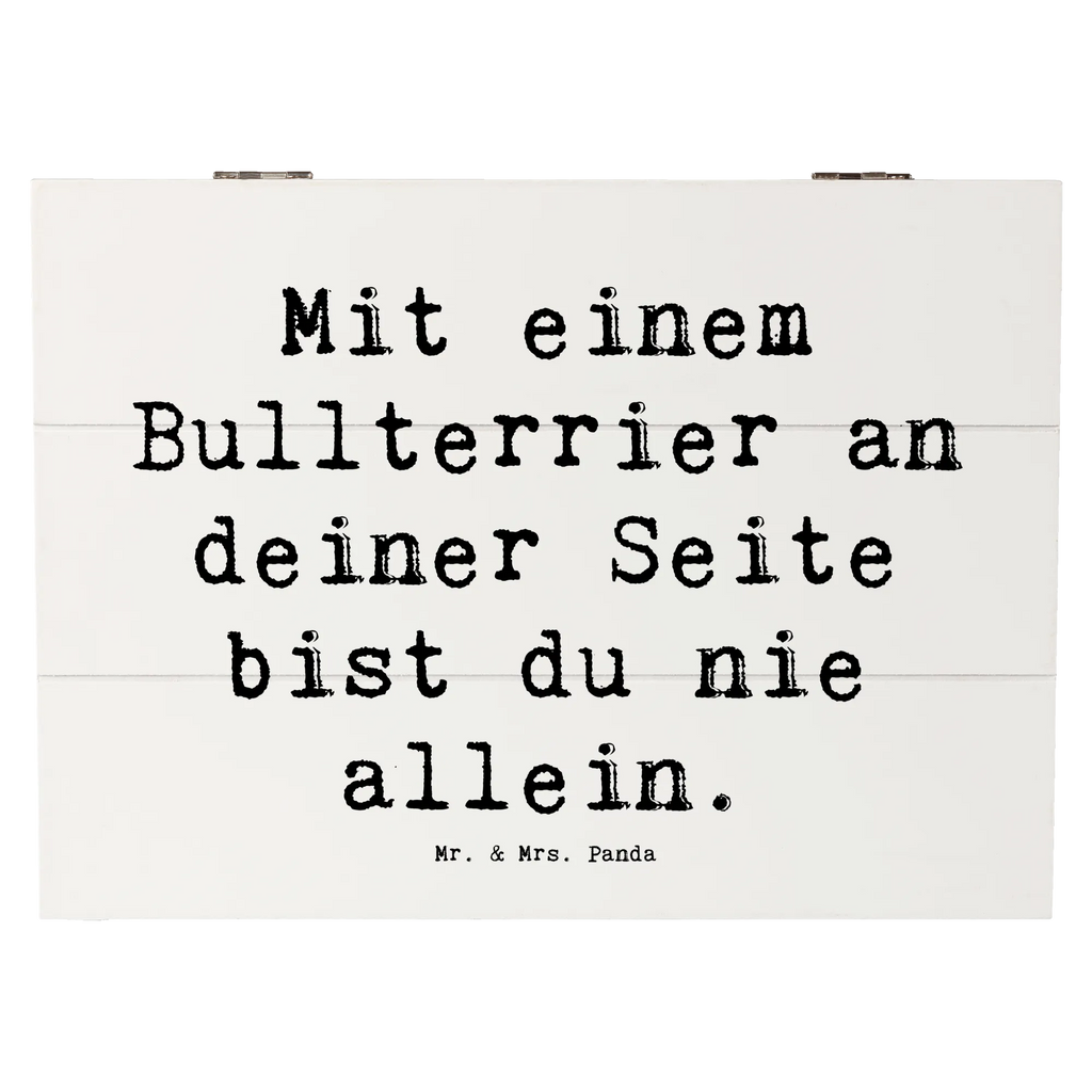 Holzkiste Spruch Bullterrier Begleiter Holzkiste, Kiste, Schatzkiste, Truhe, Schatulle, XXL, Erinnerungsbox, Erinnerungskiste, Dekokiste, Aufbewahrungsbox, Geschenkbox, Geschenkdose, Hund, Hunderasse, Rassehund, Hundebesitzer, Geschenk, Tierfreund, Schenken, Welpe