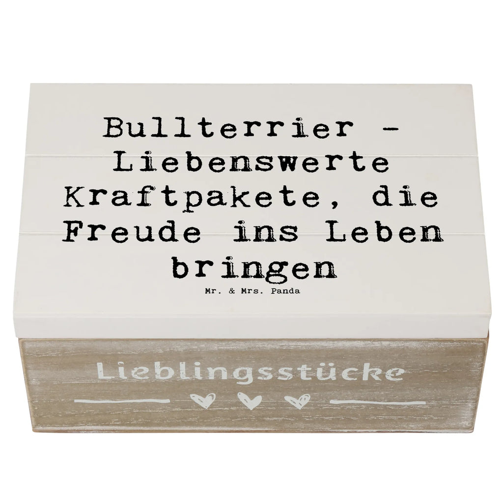 Holzkiste Spruch Bullterrier Kraftpaket Holzkiste, Kiste, Schatzkiste, Truhe, Schatulle, XXL, Erinnerungsbox, Erinnerungskiste, Dekokiste, Aufbewahrungsbox, Geschenkbox, Geschenkdose, Hund, Hunderasse, Rassehund, Hundebesitzer, Geschenk, Tierfreund, Schenken, Welpe